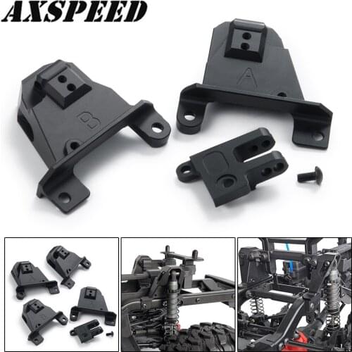 AXSPEED 4PCS/Set RC Car Front Rear Shock Towers Mount for 1:10 RC Crawler TRAXXAS TRX-4 TRX4 Upgrade Parts