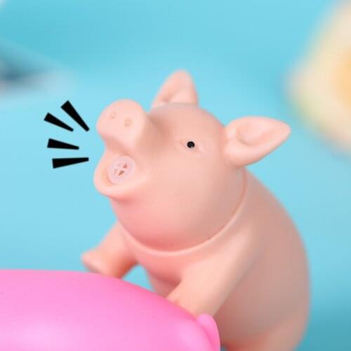 Decompression Vocal Pig Toys Cute Cartoon Mini Pig Screaming Pig Venting Pig Doll Toy K0035