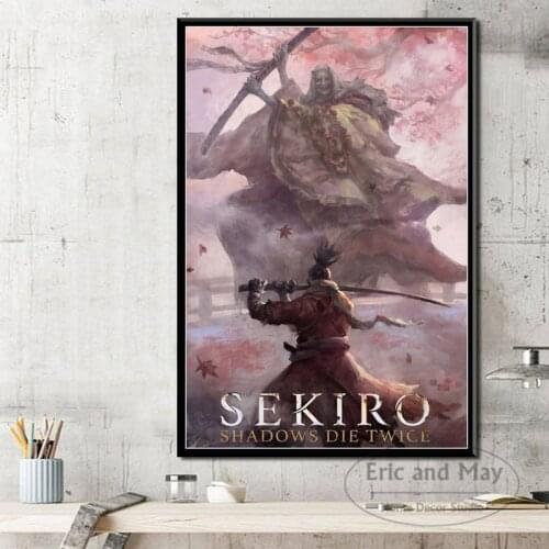 Sekiro Shadows Die Twice Hot Video Game Canvas Painting Wall Pictures For Living Room Abstract Decorative Home Decor Tableau