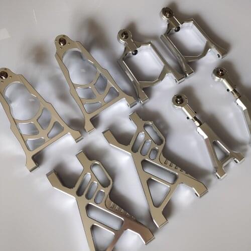 CNC Alloy suspension Arm Set for 1/5 hpi baja 5b parts km rovan 8pc