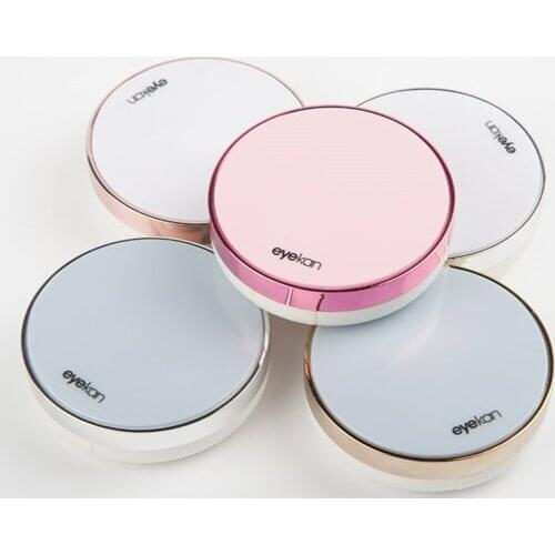 Round Frame Contact lens case with mirror color contact lenses case Container cute Lovely Travel kit box Women