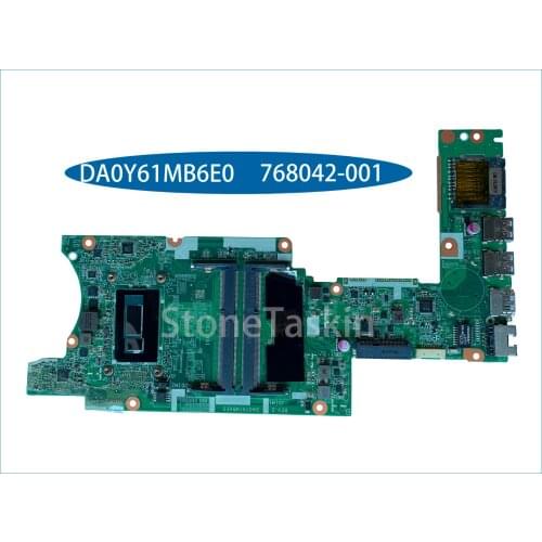 Best Value 768042-001 For HP Pavilion X360 13-A Laptop Motherboard DA0Y61MB6E0 I3-4030U CPU 100% Tested