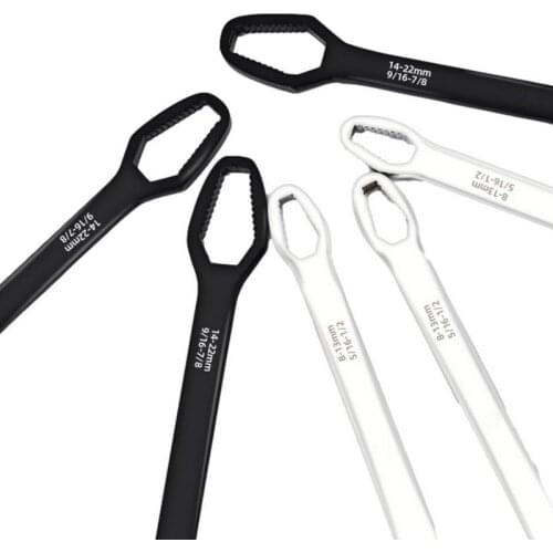 Multifunct Ratchet Wrench Universal Spanner 8-22mm Double-Head Key Set Screw Nuts Wrenches Repair Hand Tools For Car Bicycle Car