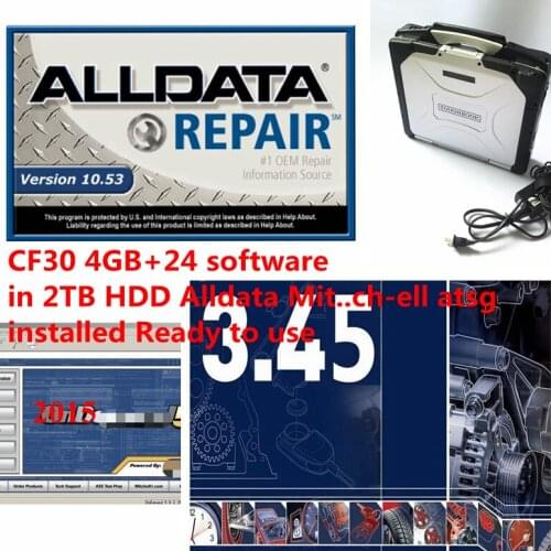 2021 Latest All Data Auto Repair Alldata Wiring Diagrams Mit..Ch-Ell ATSG In 2TB HDD Install Well In Cf30 Laptop 4g Ready To Use