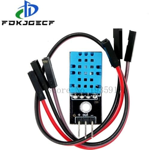 New Temperature and Relative Humidity Sensor DHT11 Module with Cable for arduino Diy Kit