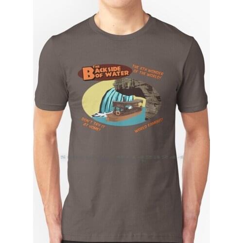 The Backside Of Water! T Shirt 100% Pure Cotton Jungle Cruise Magic Kingdom Walt Wdw Adventureland Hippo Backside Of Water