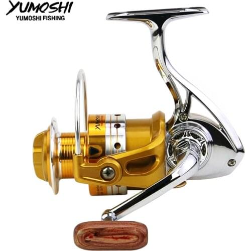 Fishing Reel New high-quality Metal aluminum 12+1BB 5.5:1 1000-7000 Spinning wheel Carp Bass Sea Fishing Reels Fishing Tackle BE