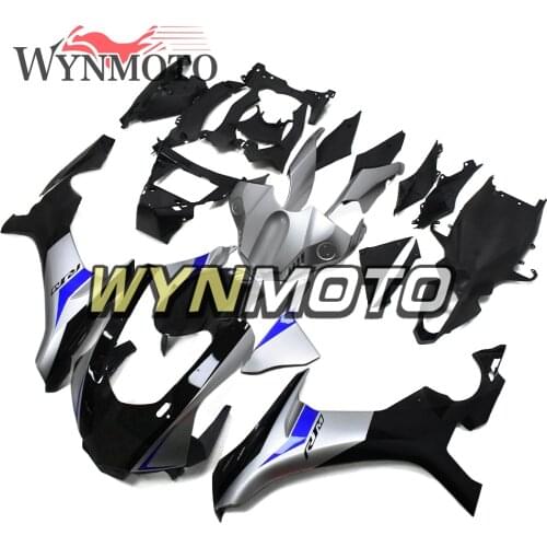 Silver Black Fairings Kit For Yamaha 2015 2016 2017 2018 2019 YZF1000 R1 15 16 17 18 19 Injection ABS Plastic Bodywork Cowlings