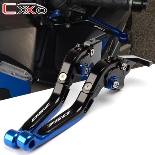 With LOGO Motorcycle Foldable Extendable Brake Clutch Levers For HONDA FORZA 750 FORZA750 2020 2021