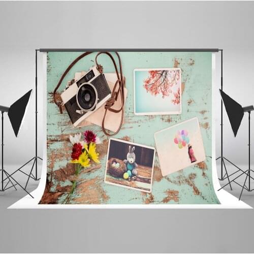 VinylBDS Old Wood Photo Booth Background Camera Photo Studio Background Washable Seamless Studio Photography Background Material