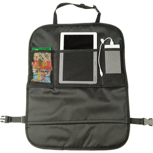 Waterproof Universal Auto Seat Back Organizer Storage Bag Car Seat Back Scuff Dirt Protect Cover For Child Baby Kid kick Mat Pad