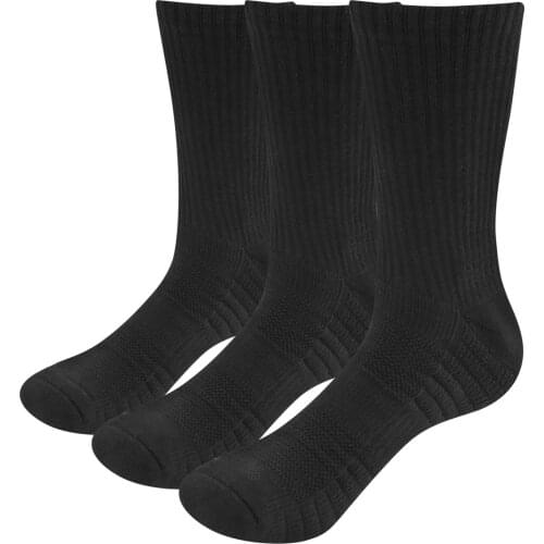 YUEDGE Mens White Socks