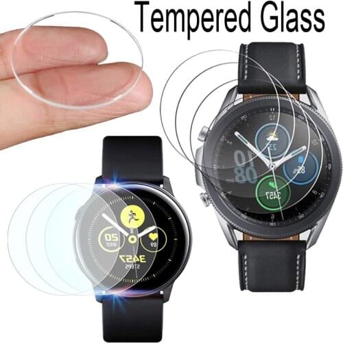 Tempered Glass Screen Protector For Samsung Galaxy Watch 3/2 45mm/41mm/46mm/42mm Active 2/3 40mm/44mm Gear S3 Protective Film