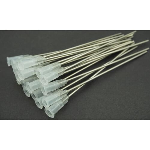 10PCS Blunt Dispensing Needles Syringe Needle Tip For Ink Glue Liquid 100mm 16G