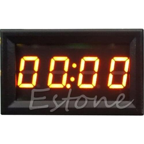 652F 12V/24V Car Motorcycle Accessory Dashboard Digital Clock LED Display NEW