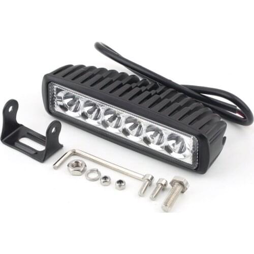 18W 6LED Light BAR FLOOD BEAM Work Driving OFF ROAD Snowmobile 4WD BOAT Exquisitely Designed Durable