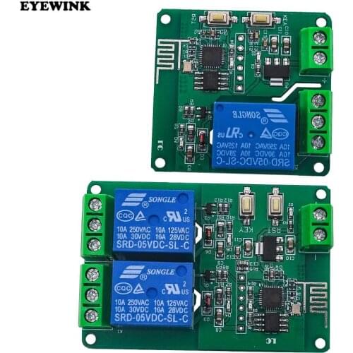 2 channel / 1 channel 5V esp8266 WiFi relay Internet of things smart home phone app remote control switch