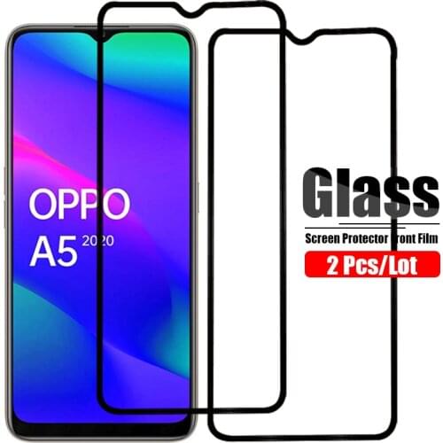 2 Pcs Screen Protective Glass For Oppo A9 2020 Tempered Film On For Oppo A5 2020 Glass Front Protector A52020 A92020 6.5 inch