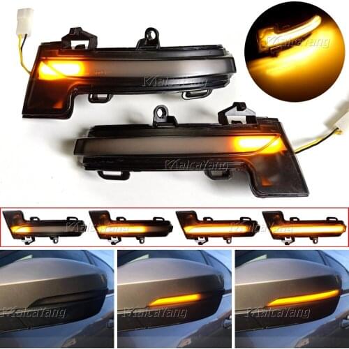 2xFor Skoda Octavia Mk3 A7 5E 2014 2015 2016 2017 2018 2019 Rearview Mirror Blinker Indicator LED Dynamic Turn Signal Light Lamp
