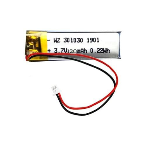 301030-60mah 3.7V polymer lithium battery smart bracelet bluetooth earphone point reading pen rechargeable battery