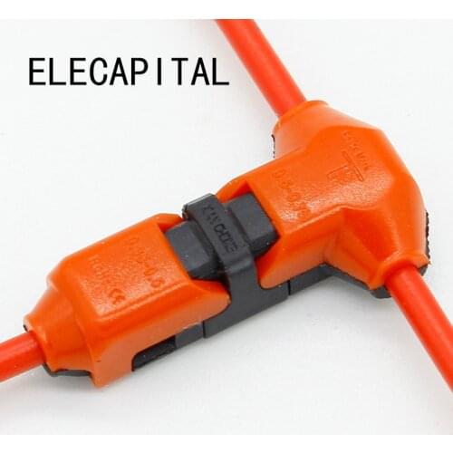 5pcs Scotch Lock Quick Splice Wire Connectors Terminals Crimp Electrical Car Audio 24-18AWG AC/DC 300V 10A Wire Set