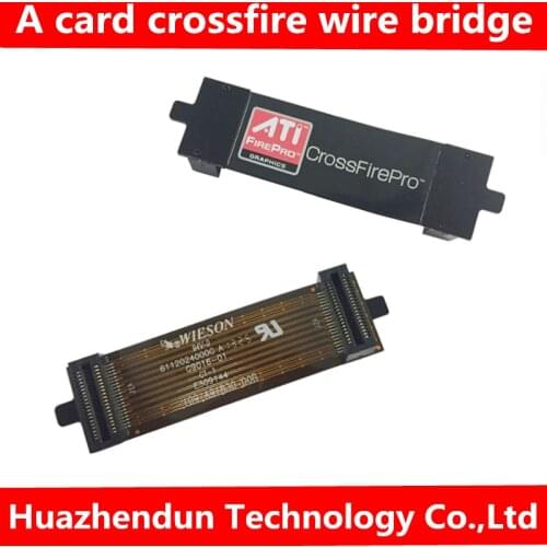 For AMD original CrossFire bridge ATI CF dual graphics card soft bridge line A cartoon with SLI 9CM and 6CM free shipping