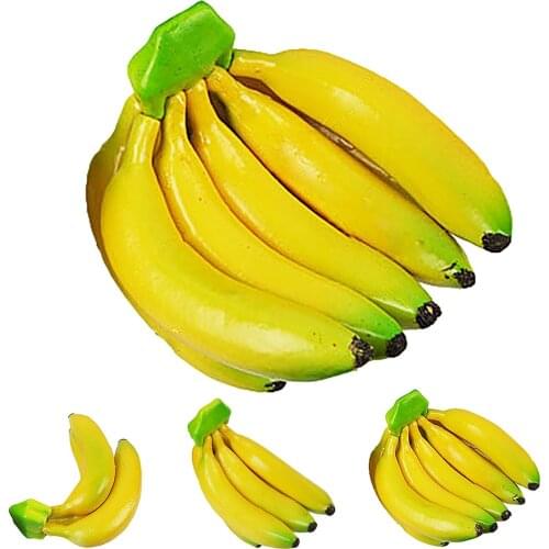 Artificial Banana Realistic Foam Artificial Fruit Fake Fruit Photography Props Home Decoration Supplies Dropshipping