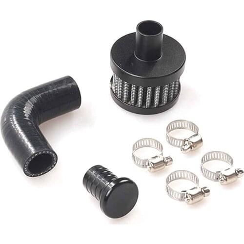 Crankcase Ventilation Line Change Kit for Dodge 07.5-17 Deviant PCV CCV Reroute Delete 2500 3500 4500 5500 Breather