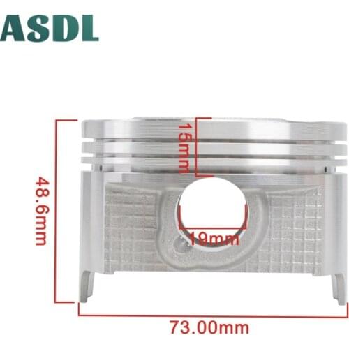 For DR250 DR 250 AN250 AN 250 Piston and Rings Set 73mm 73.25mm 73.50mm 73.75mm 74mm