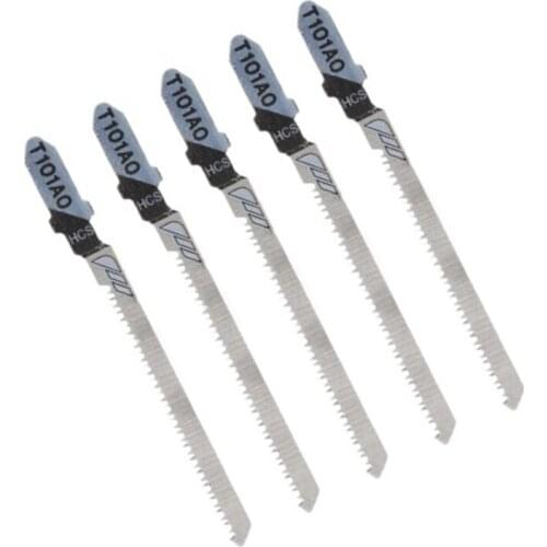5pcs T101AO 4inch HCS Curved Reciprocating Saw Blades Jigsaw Blades For Wood Metal Cutting Power Tool Accessories