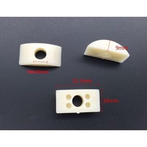 M8 Crescent plastic washer arch semicircle furniture larger dining table full thread pole connector washer nylon