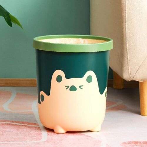 Nordic Style INS Trash Can мусорное ведро Home Living Room Creative Lovely Bedroom Kitchen Toilet Large Uncovered Paper Basket