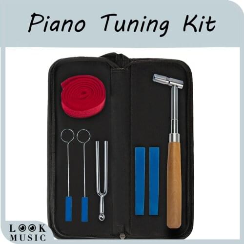 6pcs Piano Tuning Set W/Tuning Hammer +4pcs Muting Tool Piano Tuning Tool Kit Piano Tools