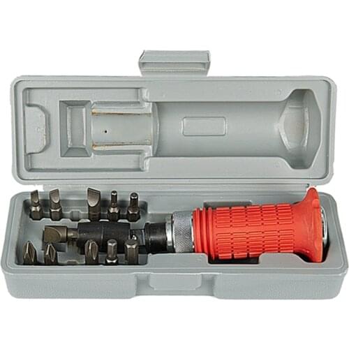 Impact Screwdriver Set Screwdriver Carbon Steel Multi-Head Hammer Socket Repair Kit Screwdriver Bit Set Multi-Function