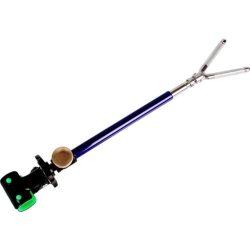 New Metal Big V Head Luminous Bracket Hanging Rod Anti-skid Fishing Rods Battery Bar Racks Rod Fishing Gear Fishing Bracket Kits