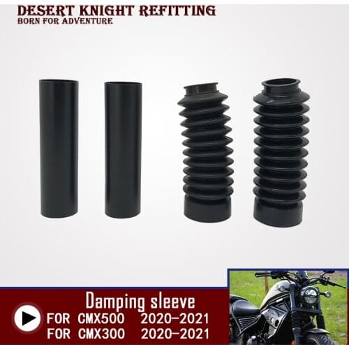For Honda Rebel CMX 300 500 2017 2018 2019 2020 Motorcycle Front Fork Boot Tube Slider Cover Pipe Protector CMX500 Accessories