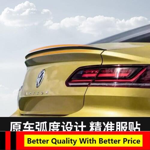 Fit For 2019 2020 New Volkswagen ARTEON CC ABS Plastic Primer Color Exterior Car Rear Tail Wing Trunk Lip Spoiler