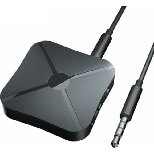 2 IN 1 Real Stereo Bluetooth-compatible 4.2 Receiver Transmitter Wireless Adapter Audio With 3.5MM Jack AUX For Home TV MP3 PC