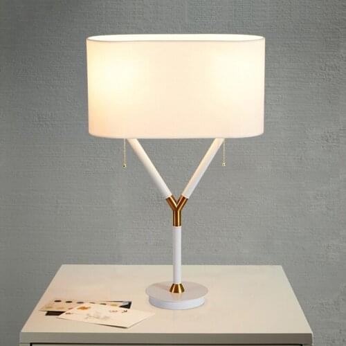 SGROW Branch Fabric Lampshade Table Lamp Creative Design Metal Desk Lighting Fixture for Bedroom Bedside Living Room Study Light