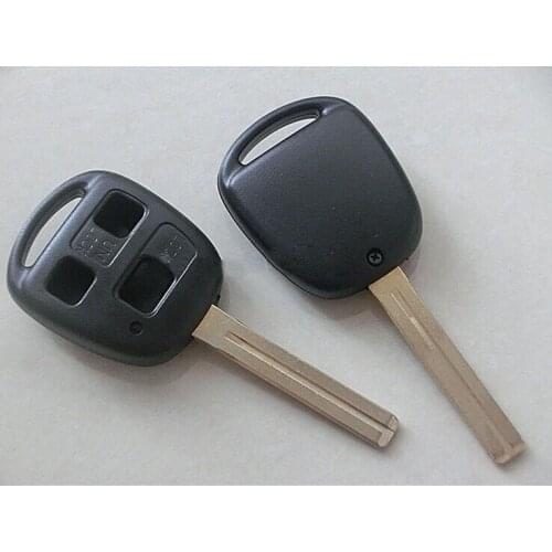 3 Buttons Replacement Remote Key Shell Case For Lexus With TOY48 Uncut Long Blade Without Logo Fob Key Blank cover 10PCS/lot
