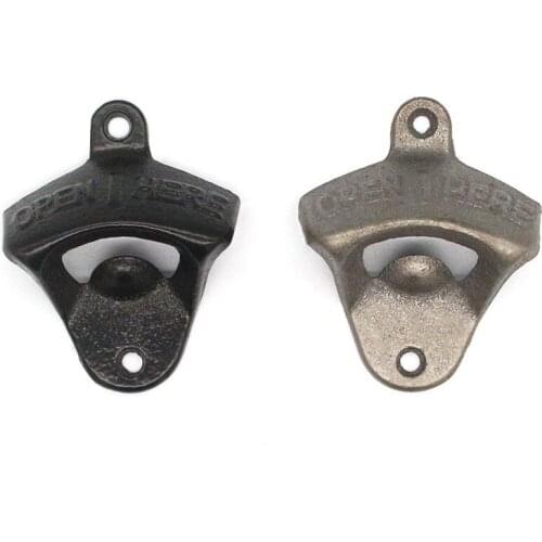 Antique Cast Iron Bottle Opener Wall Hanging Beer Bottle Opener Domestic Bar Beer Tools Slides for Men