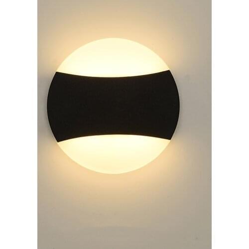 LED Wall Light Outdoor Waterproof Modern Nordic Style Indoor Wall Lamps Living Room Porch Garden Lamp 12W