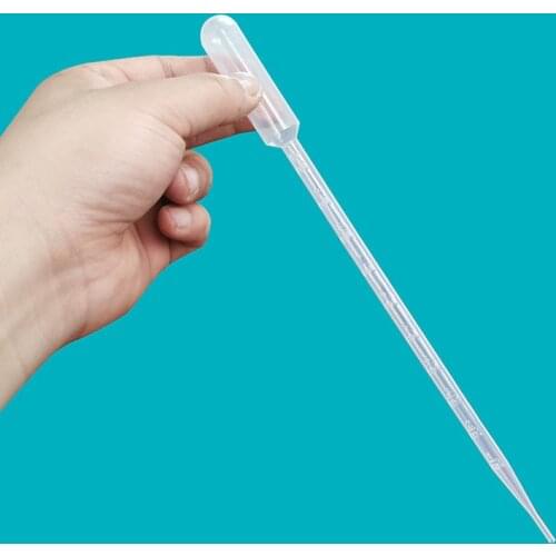 2 pcs Test tube 10/5/3/2/1ml Student laboratory Liquid pipette Teaching Equipment Makeup Tools Graduated Pipette Dropper