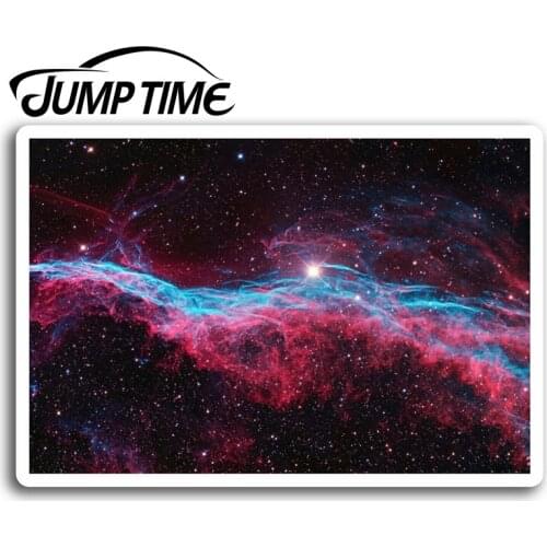 Jump Time Space Nebula Vinyl Stickers Solar System Sticker Laptop Luggage Car Assessoires Window Decals Car Wrap DIY