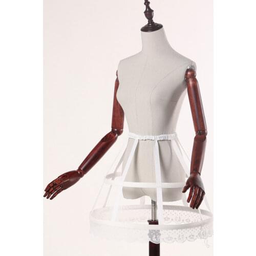Full Circle Steel Boned Short Crinoline Birdcage Petticoat Sweet Hoop Skirt by Classical Puppets