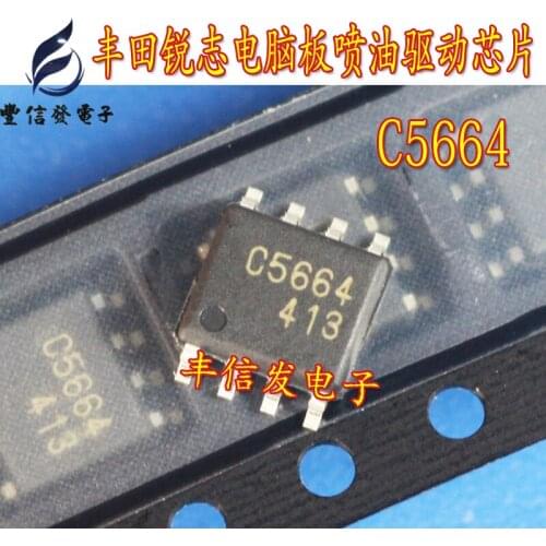 10PCS/LOT New 2SC5664-E1 C5664 Automotive Fuel Injection Driver Body Engine Chip Original SOP8