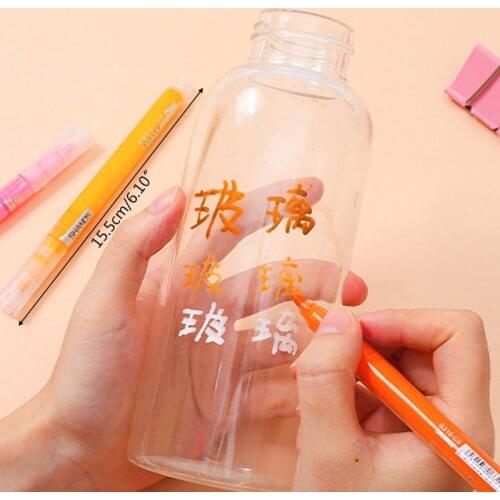 12 Colors Acrylic Paint Marker Pen for Ceramic Rock Glass Porcelain Mug Painting