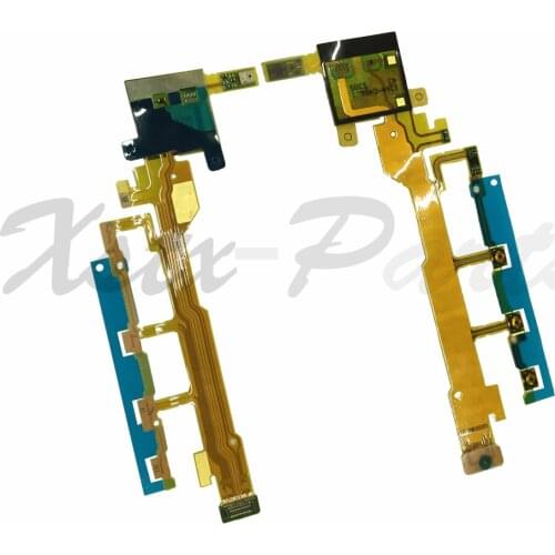 50PCS for Sony Xperia Z L36H L36i LT36i C6603 C6602 Volume Power ON OFF Button Keypad Switch Mic Flex Cable Replacement Parts