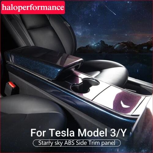 Model3 Car Accessories Starry Sky Side Trim For Tesla Model 3 Accessories Protection Protector Cover tesla model y model three