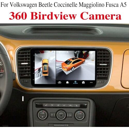 For Volkswagen VW Beetle Coccinelle Maggiolino Fusca Car Multimedia GPS Audio Radio Navigation NAVI CarPlay 360 BirdView